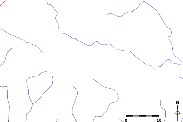 Roads and rivers close to Carstensz Pyramid (Puncak Jaya)