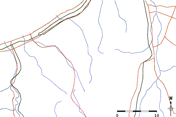 Roads and rivers close to Charmant Hiuchi Snow Resort