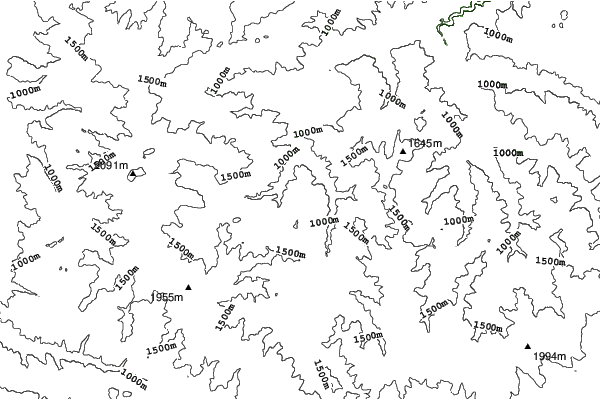 Chepelare neighbourhood contours