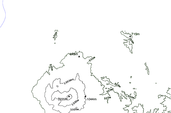 Chokai-Kogen Yashima neighbourhood contours