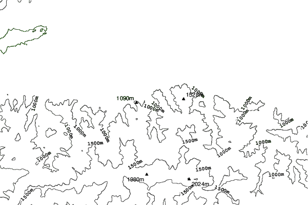 Demänovská Dolina -Jasná neighbourhood contours