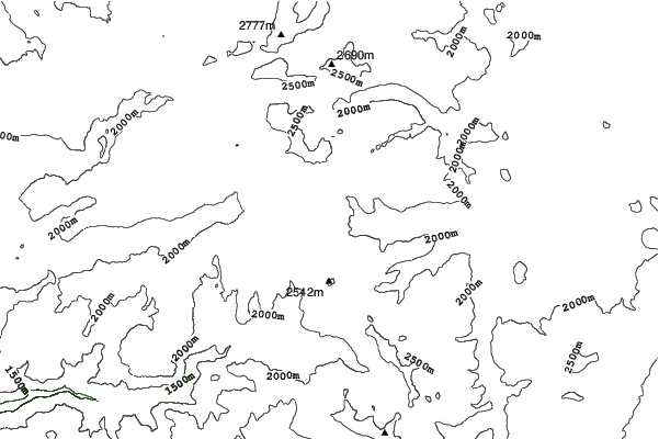 Donner Ski Ranch neighbourhood contours
