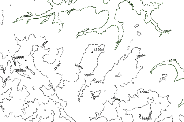 Frassinoro Piandelagotti neighbourhood contours