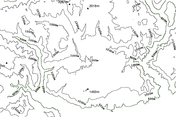 Gallio neighbourhood contours