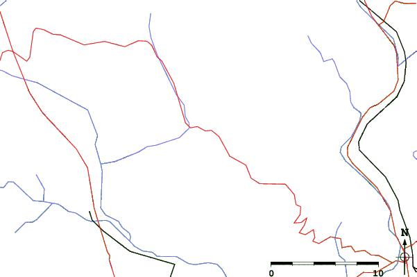 Roads and rivers close to Gallio