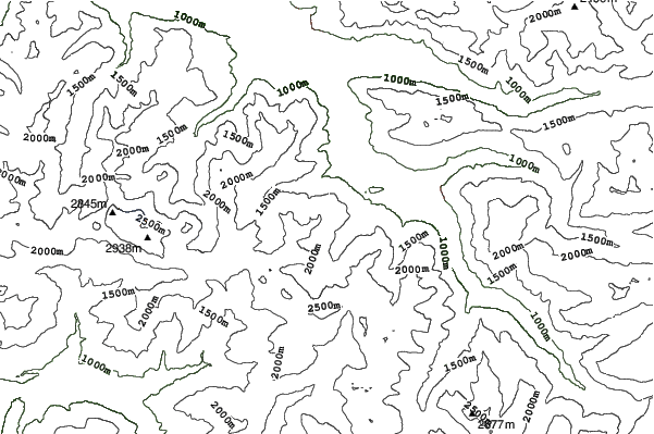 Golm neighbourhood contours