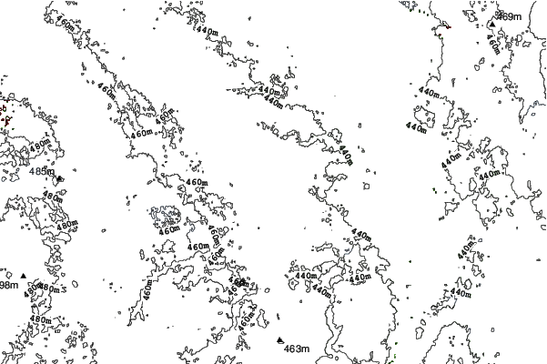 Great Bear Ski Valley neighbourhood contours