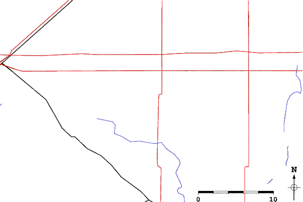 Roads and rivers close to Great Bear Ski Valley