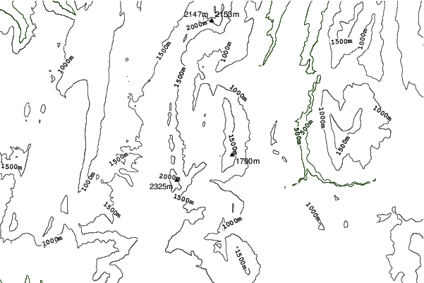 Gresse en Vercors neighbourhood contours