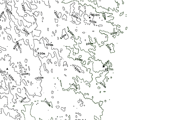 Järvsö neighbourhood contours