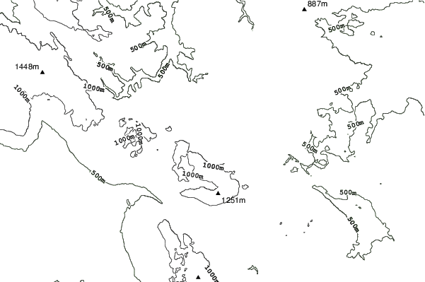 Javornik - Crni Vrh neighbourhood contours