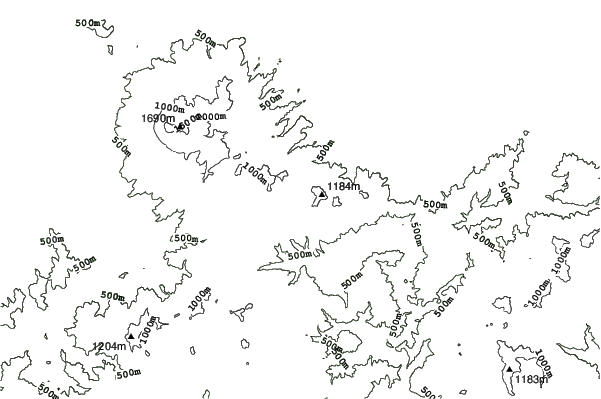 Kamihiruzen neighbourhood contours