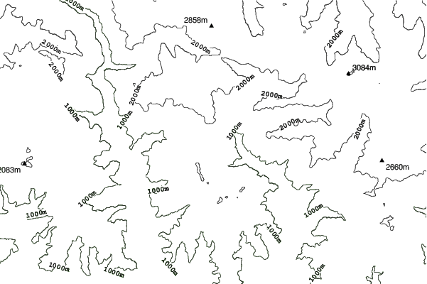 La Colmiane neighbourhood contours