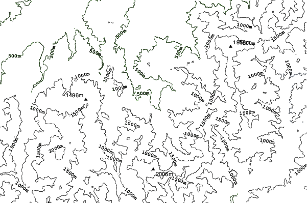 Ludens Yuzawa neighbourhood contours