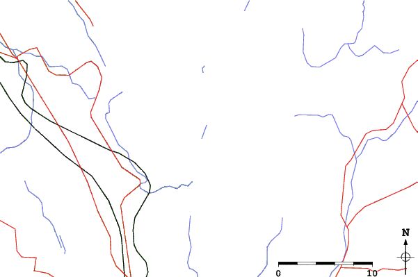 Roads and rivers close to Minakami Kogen Fujiwara