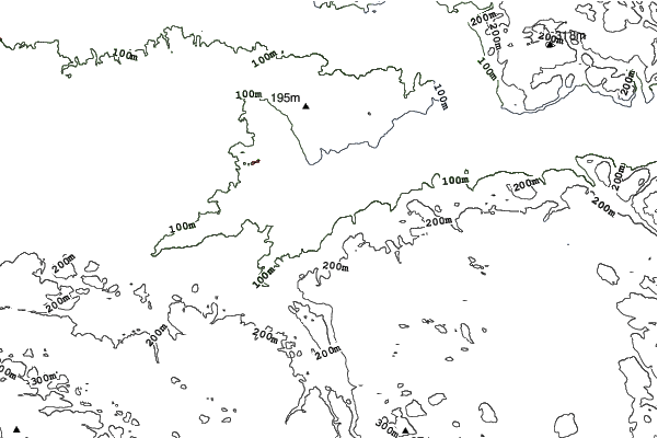 Mont Belu neighbourhood contours