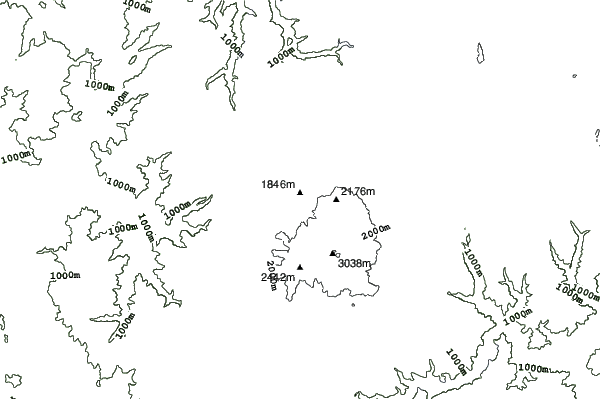 Nigorigo Onsen neighbourhood contours