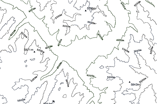 Padum (Zanskar Ski Scool) neighbourhood contours