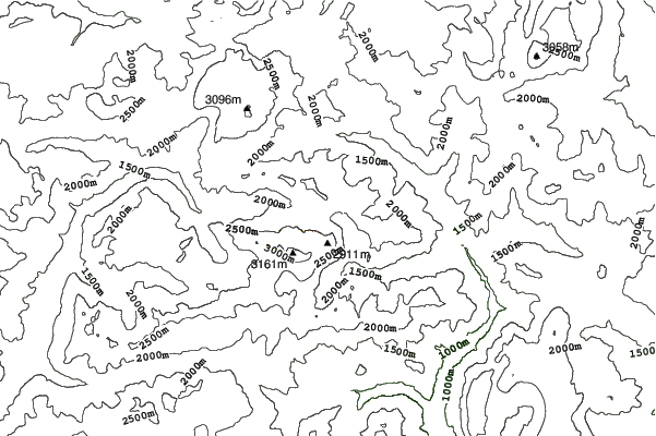 Passo Fedaia/Marmolada (Pian dei Fiacconi) neighbourhood contours
