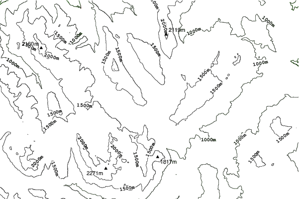 Pescocostanzo neighbourhood contours