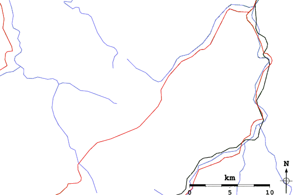 Roads and rivers close to Play