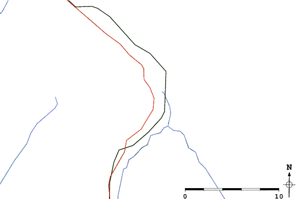 Roads and rivers close to Powder King