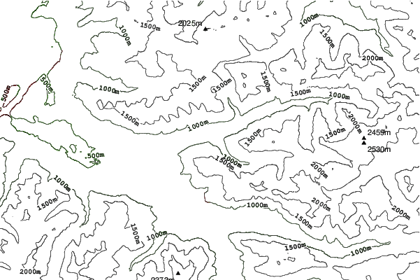 Raggal/Marul neighbourhood contours