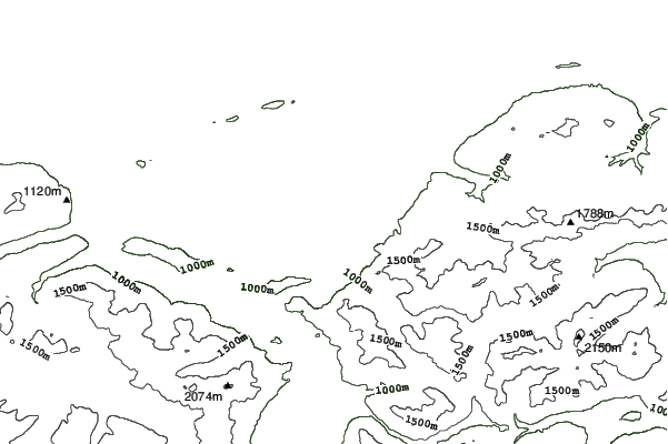 Schwangau neighbourhood contours