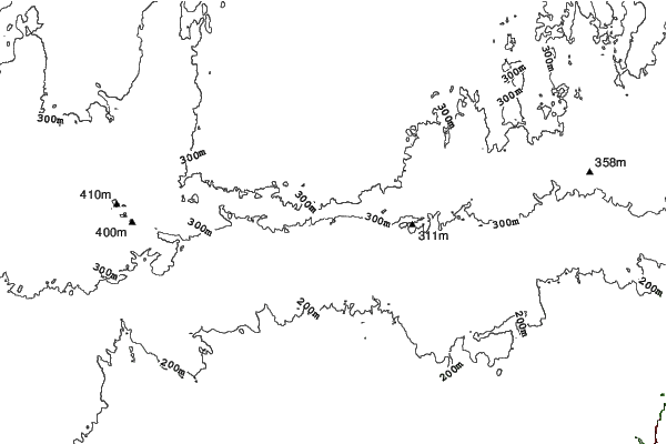 Skyloft Ski Club neighbourhood contours