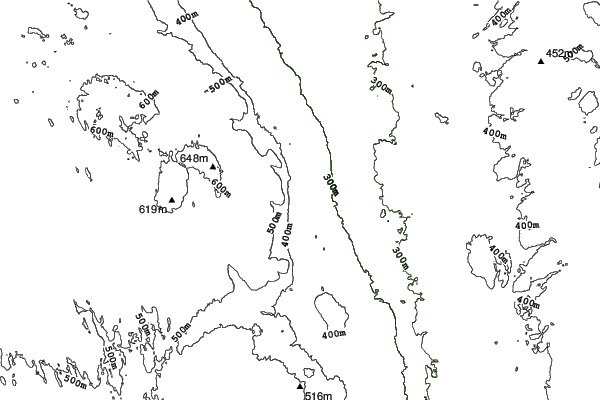 Snow Ridge neighbourhood contours