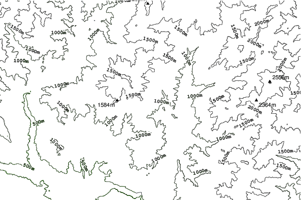 Snowpal Oguna Hotaka neighbourhood contours