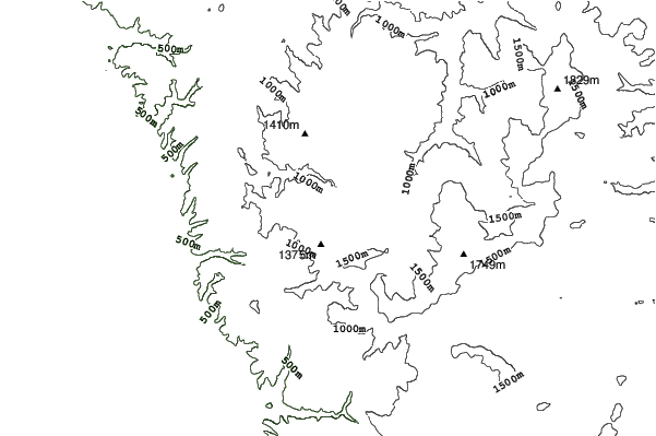 Stâna de Vale neighbourhood contours
