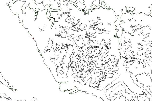 Steg im Tösstal neighbourhood contours