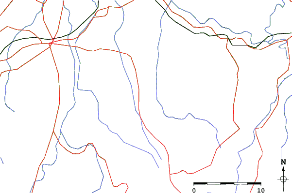 Roads and rivers close to Taranokidai