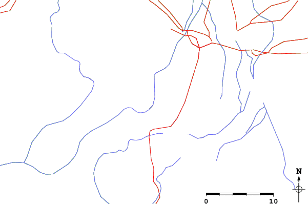 Roads and rivers close to Tarik Darreh
