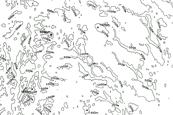 Tärnaby neighbourhood contours