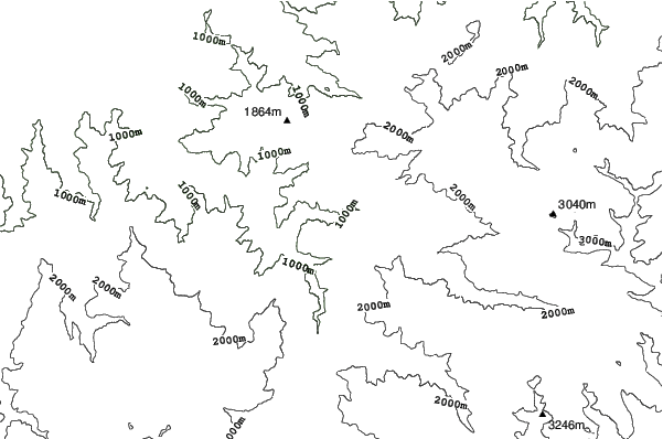 Turkey Heliski-Ikizdere neighbourhood contours