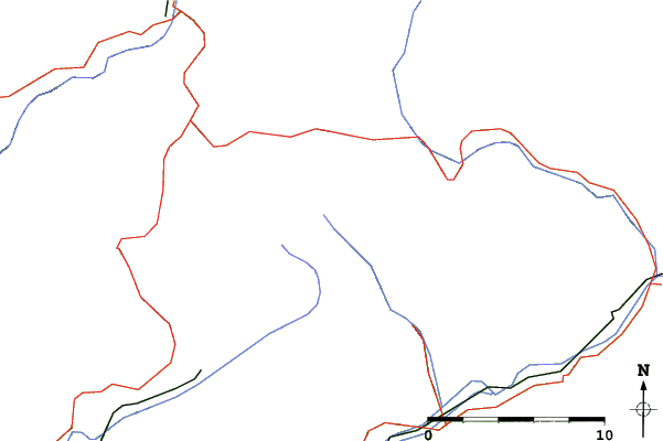 Roads and rivers close to Veitsch