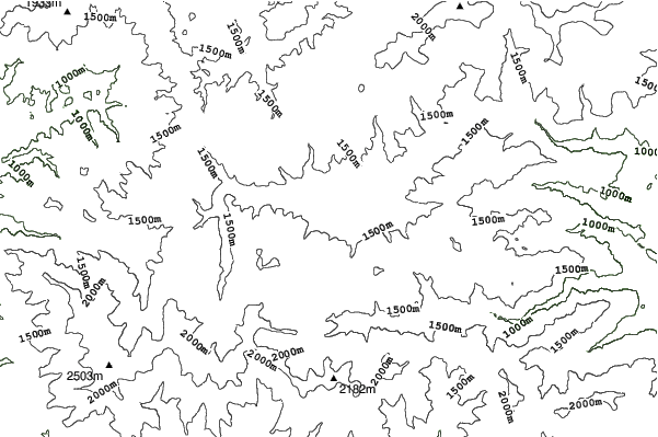 Vidra Transalpina neighbourhood contours