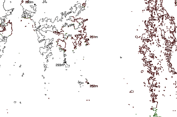 Villa Olivia neighbourhood contours