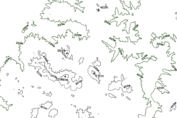 Yabuli neighbourhood contours