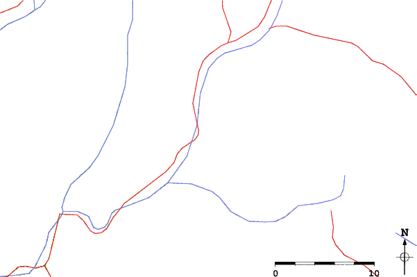 Roads and rivers close to Duolemeidi Ski Resort