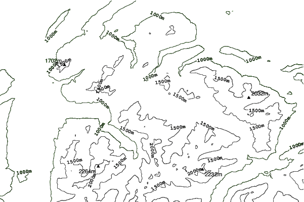 Zoeblen-Schattwald/Rohnenlifts neighbourhood contours